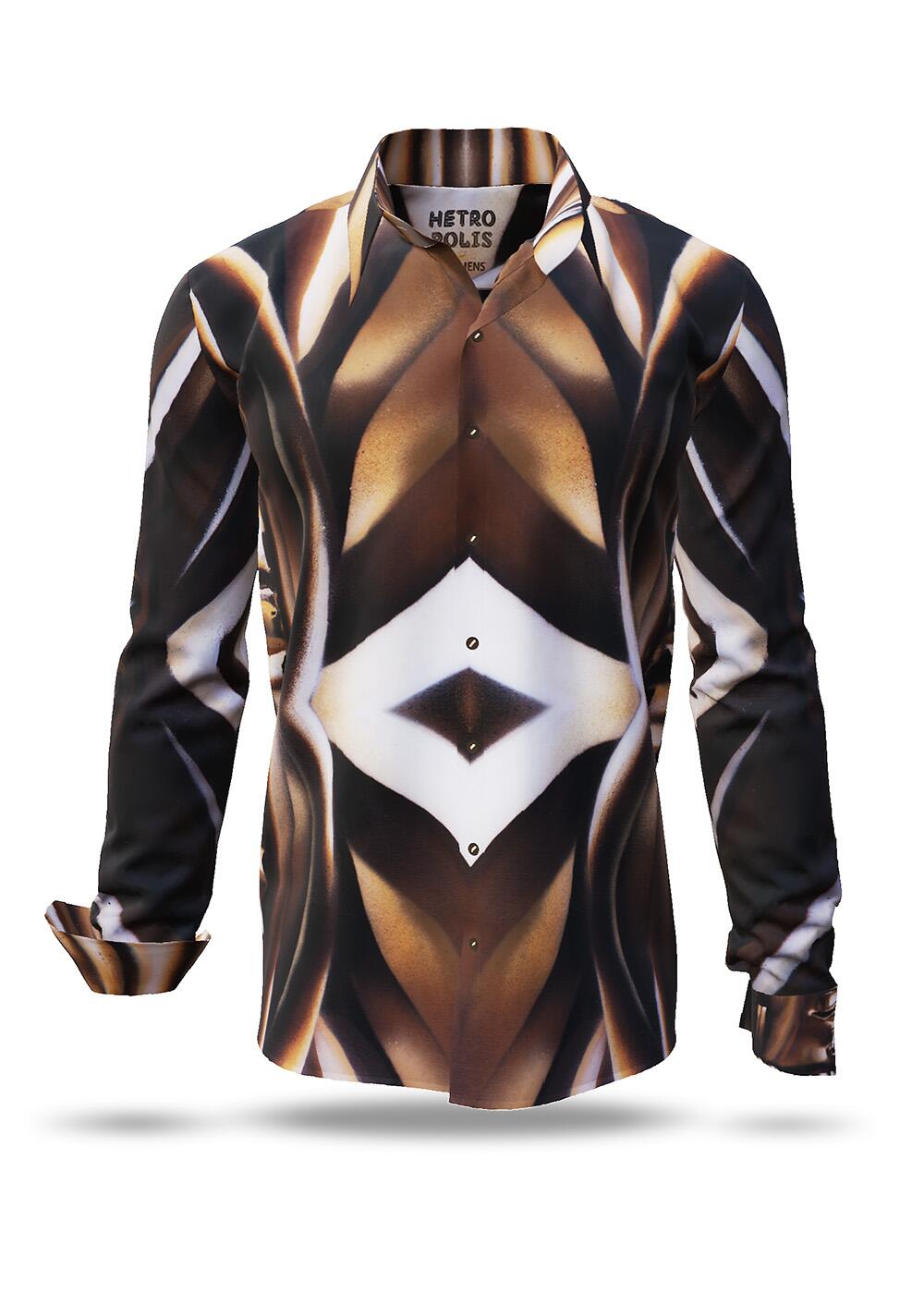 braunes Hemd Herren HETROPOLIS von GERMENS artfashion