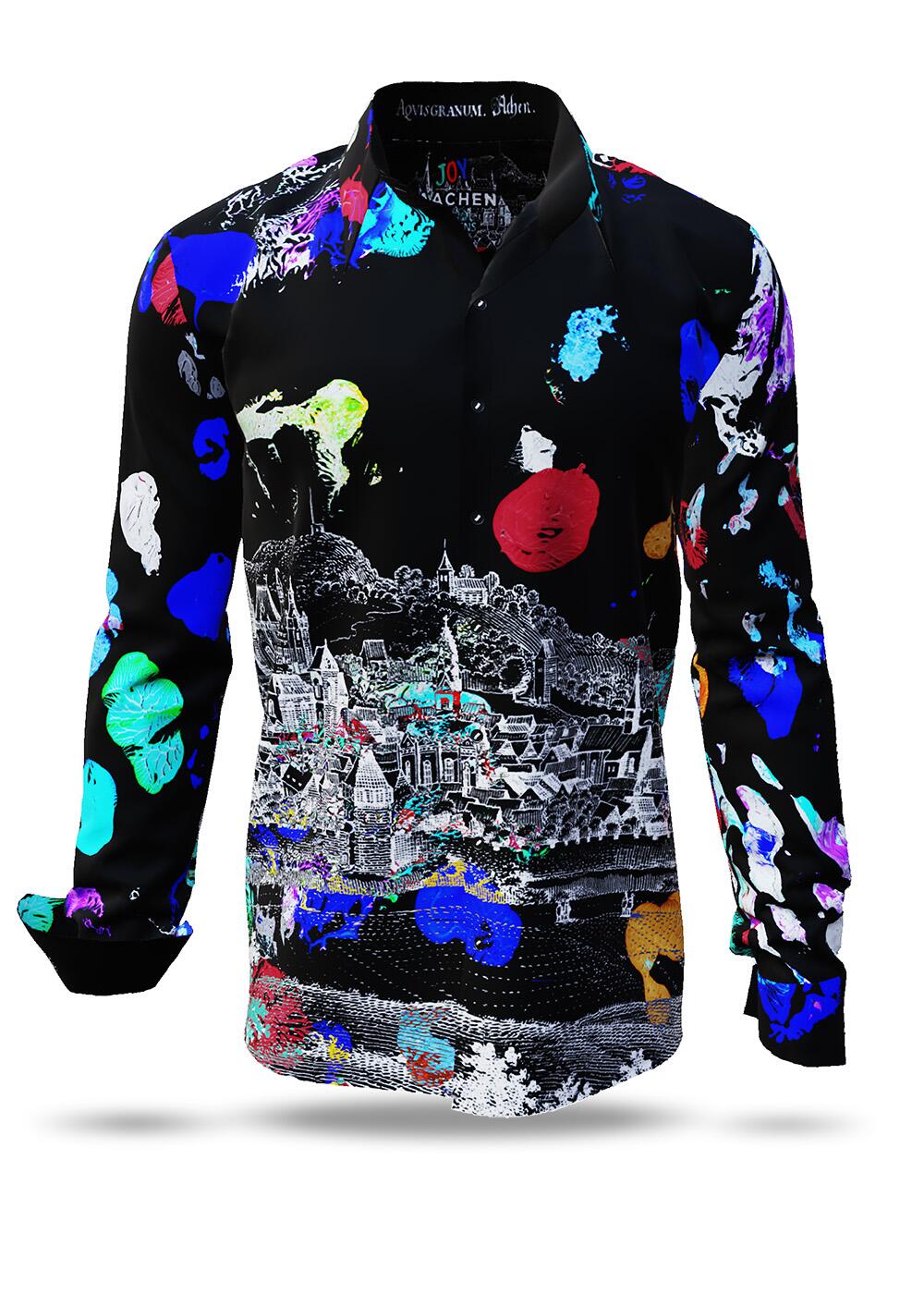 schwarzes Hemd Herren JOY AACHEN TONIGHT von GERMENS artfashion