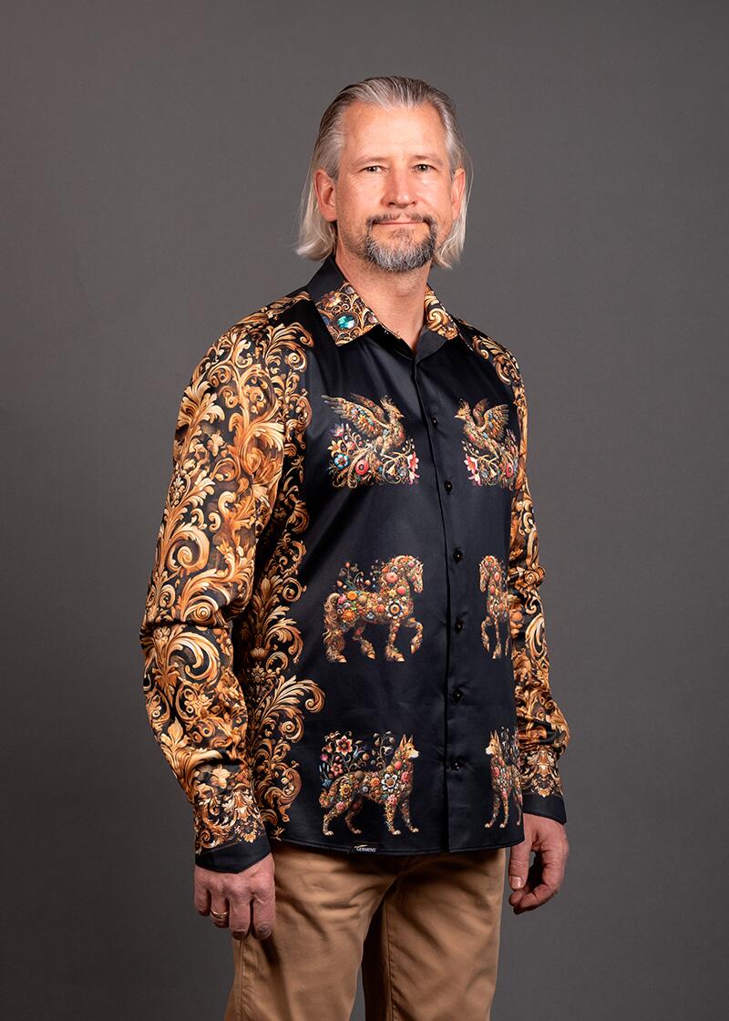 barockes Hemd Herren BAROQUENT von GERMENS artfashion - 100 % Baumwolle - Made in Germany