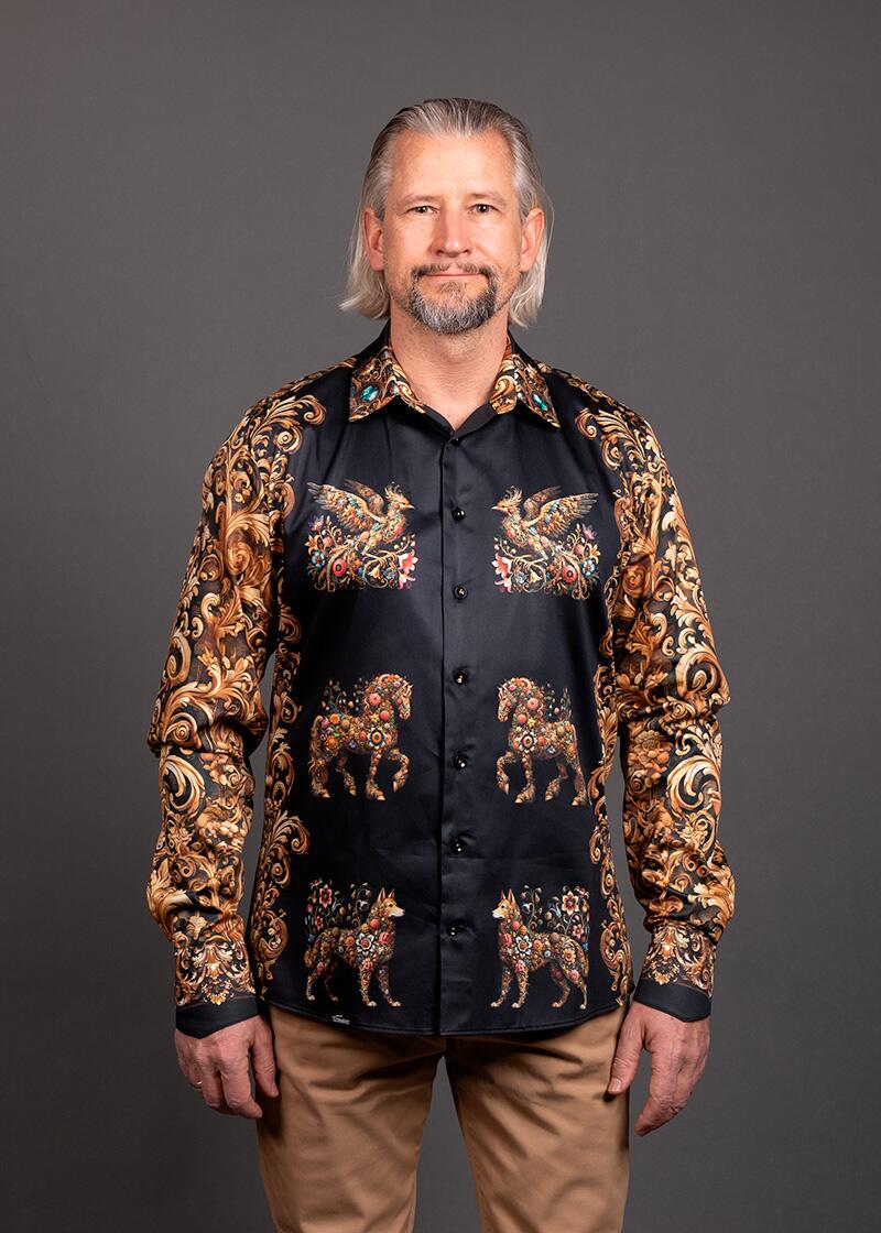 barockes Hemd Herren BAROQUENT von GERMENS artfashion - 100 % Baumwolle - Made in Germany