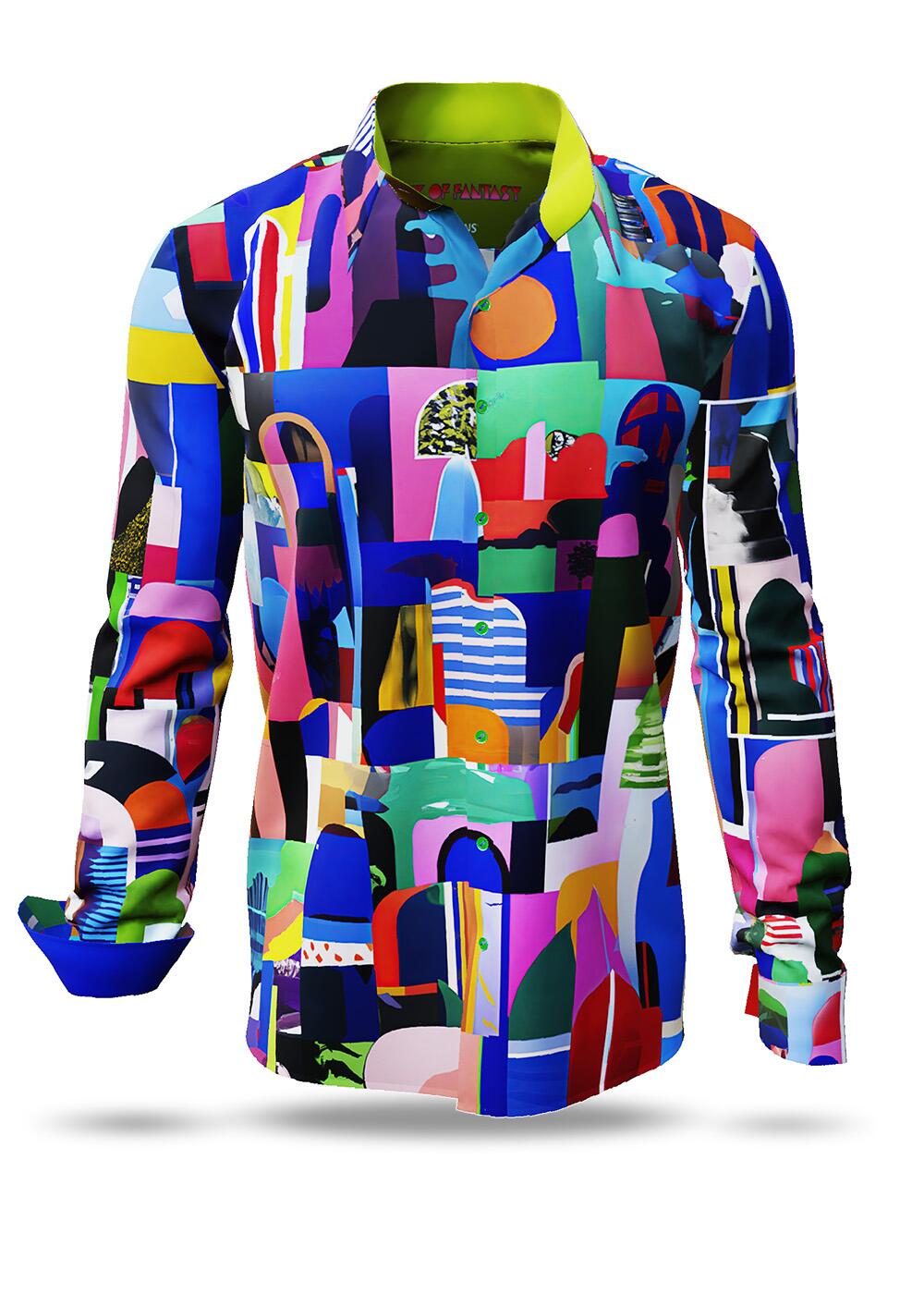 buntes Hemd Herren CITY OF FANTASY von GERMENS artfashion