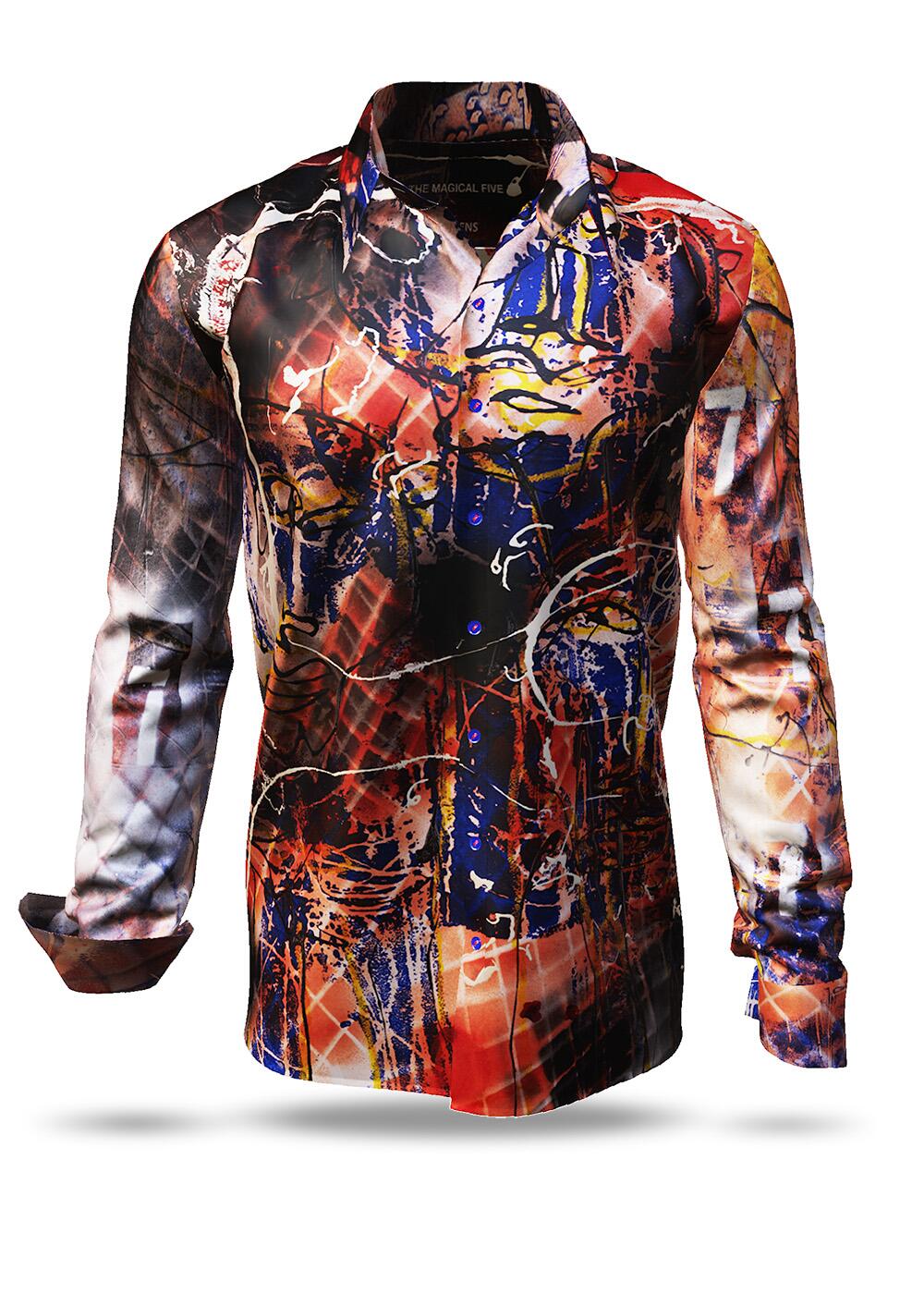 buntes Hemd Herren THE MAGICAL FIVE von GERMENS artfashion