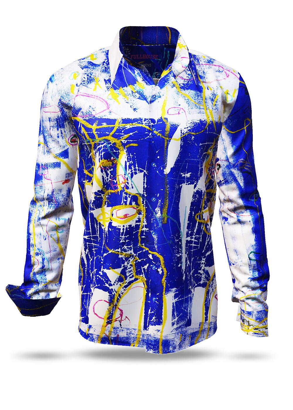 blaues Hemd Herren FULLHOUSE von GERMENS artfashion