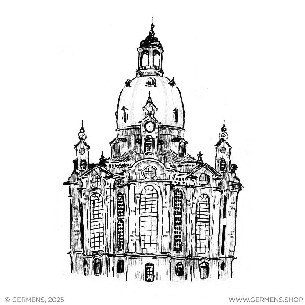 Frauenkirche Dresden - Die bekannte wiederaufgebaute Barockkirche 