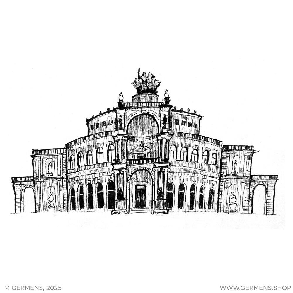 Semperoper Dresden - Ein Wahrzeichen Dresdens vom Architekten Gottfried Semper