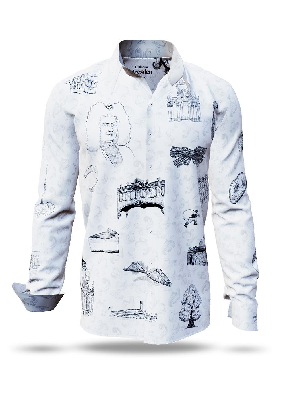 Elbflorenz Dresden Daydream - Das Hemd Herren zur Stadt an der Elbe von GERMENS artfashion aus Chemnitz