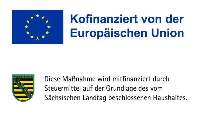 Digitalisierungsprojekt - Kofinanziert von der Europäischen Union - Diese Maßnahme wird mitfinanziert durch Steuermittel auf der Grundlage des vom Sächsischen Landtag beschlossenen Haushaltes.