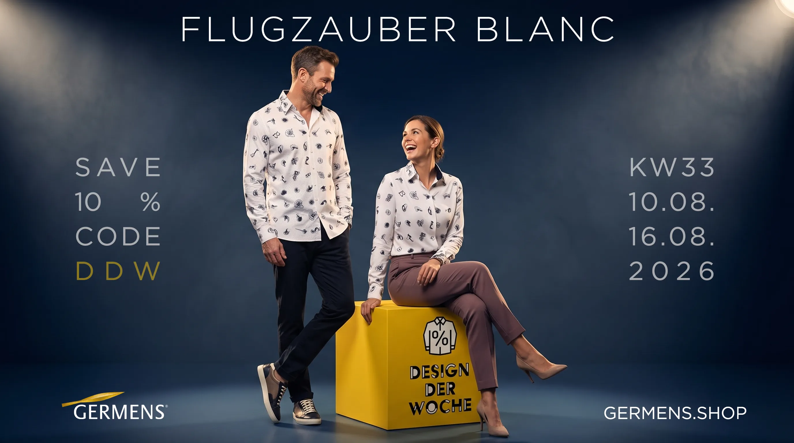 GERMENS Design of the Week – Long-Sleeve Shirts and Blouses, 10% off with code DDW