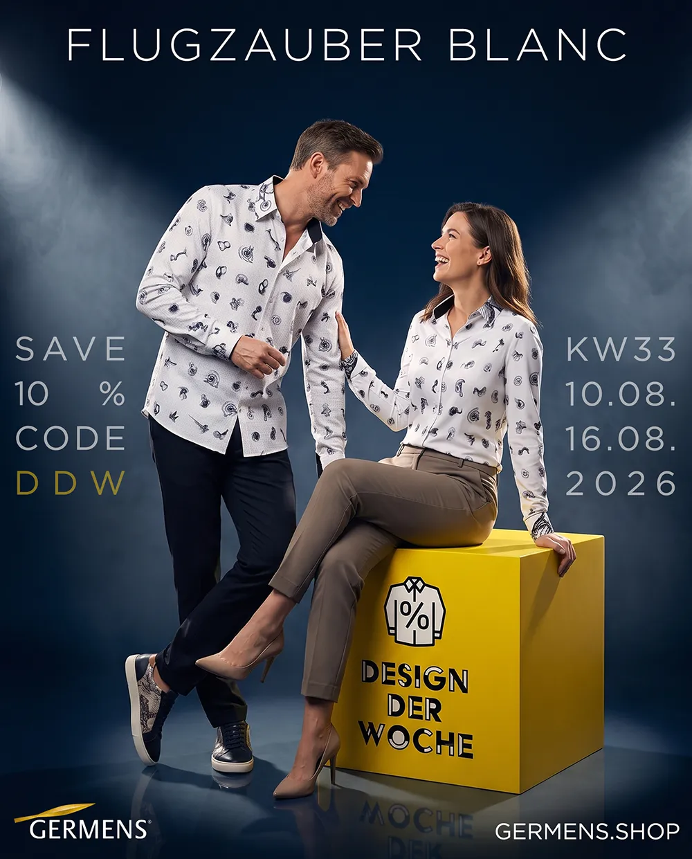 GERMENS Design of the Week – Long-Sleeve Shirts and Blouses, 10% off with code DDW