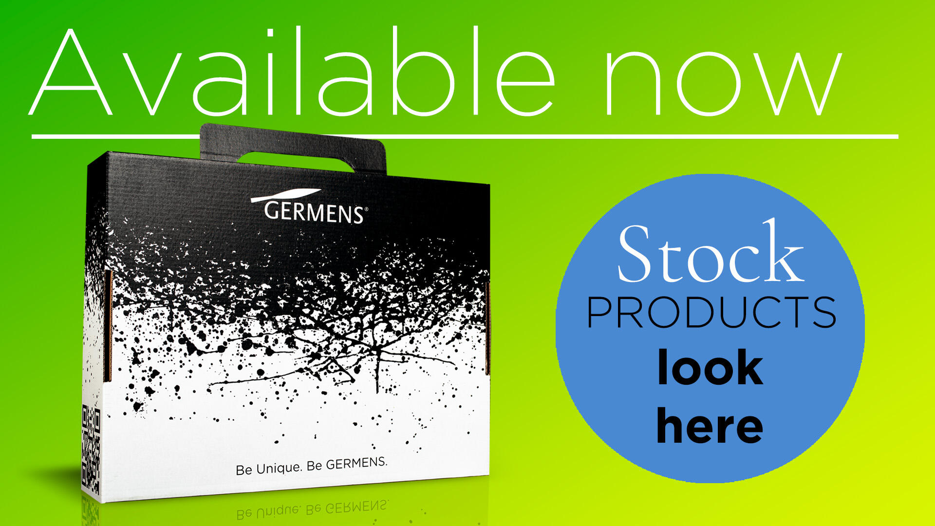 Products available for immediate delivery sorted by size – delivery within a few days