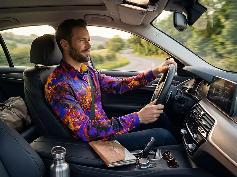 Road trip – the GERMENS AIXON shirt for a whole weekend, easy to combine.