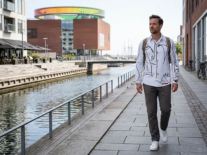 City break in Aarhus - GERMENS shirt KOPF ODER ZAHL