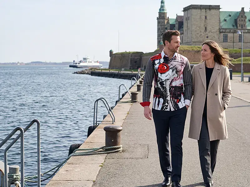 City break in Helsingør - GERMENS shirt NEZ ROUGE