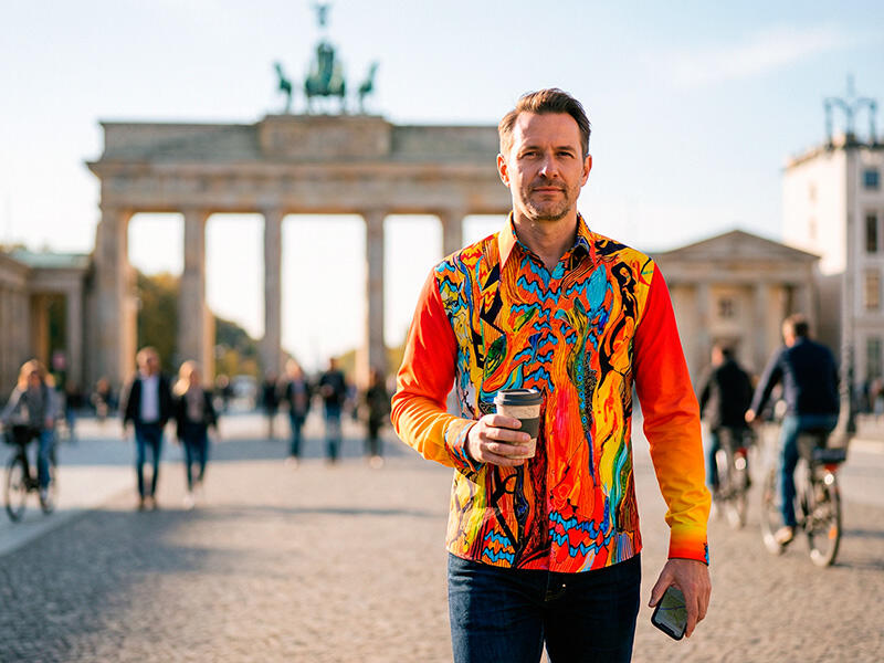 City break in Berlin - GERMENS NIGHTSUN shirt