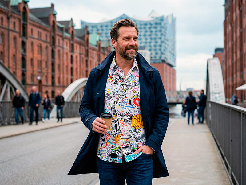 City break in Hamburg - GERMENS I LOVE HAMBURG shirt