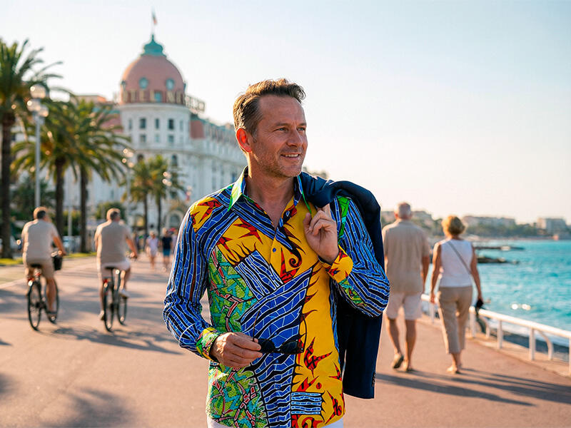 City break in Nice - GERMENS Irix shirt