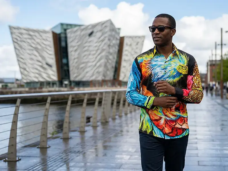 City break in Belfast - GERMENS QUETZAL shirt