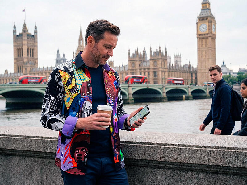 City break in London - GERMENS shirt CONTRA BANNED