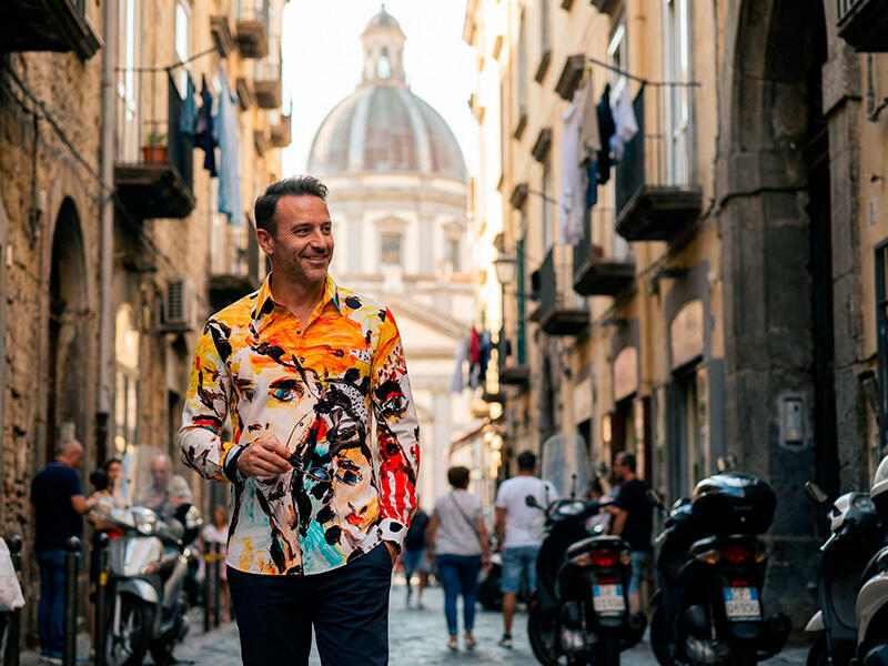 City break in Naples - GERMENS shirt The best girl 1
