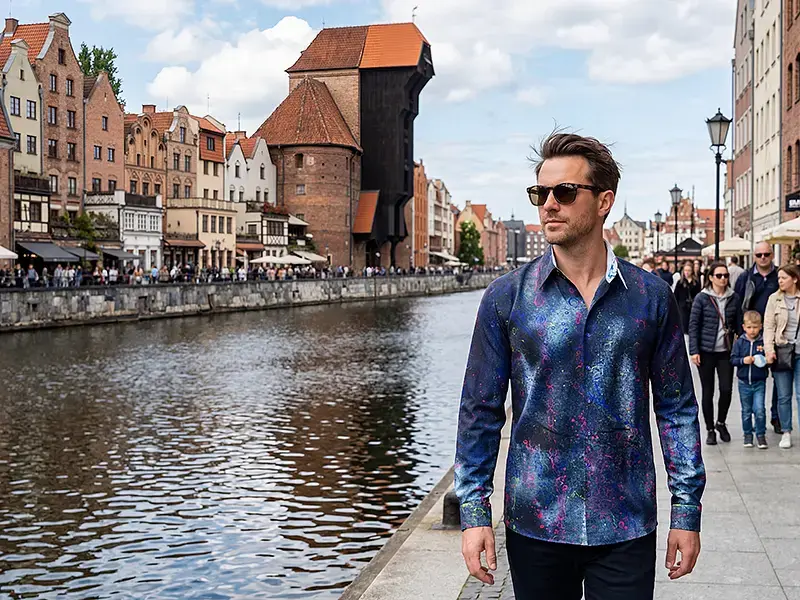 City break in Gdańsk - GERMENS SPLASH shirt
