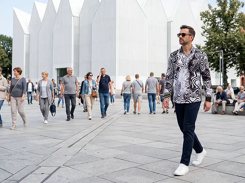 City break in Szczecin - GERMENS GOOD VIBRATIONS shirt