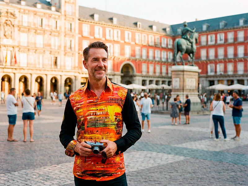 City break in Madrid - GERMENS Arcylity shirt