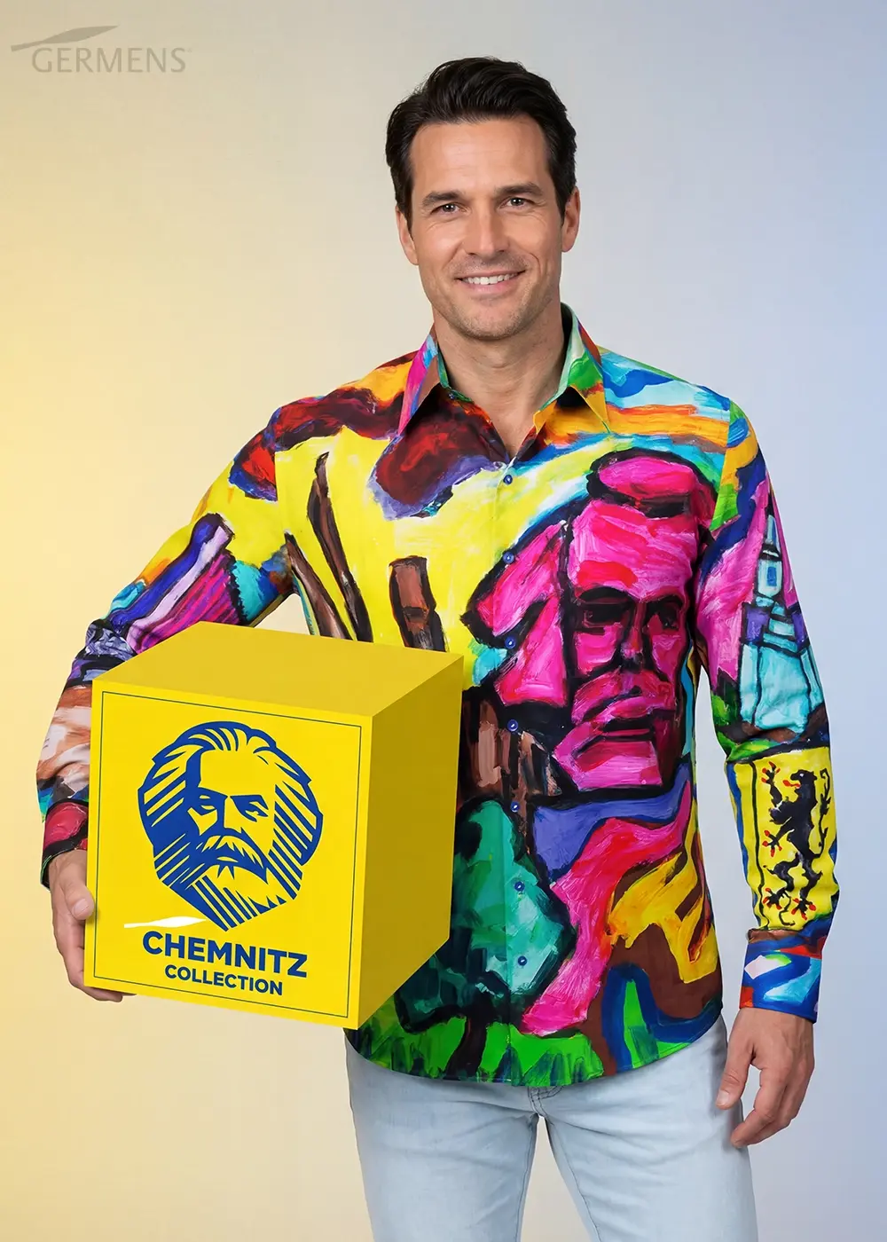 GERMENS CHEMNITZ COLLECTION - Chemnitz Motive auf Baumwolle