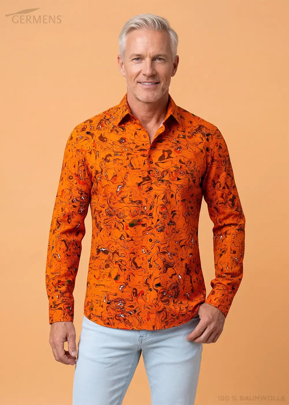 Orangene Hemden von GERMENS Hemden 