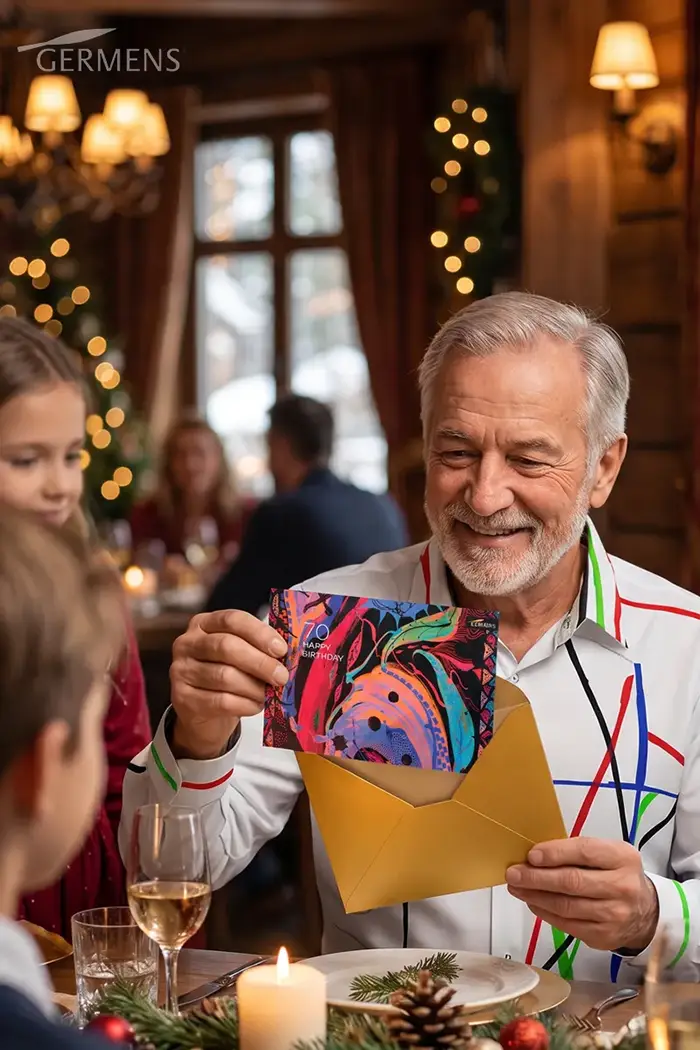 Geschenkgutschein 70. Geburtstag von GERMENS artfashion