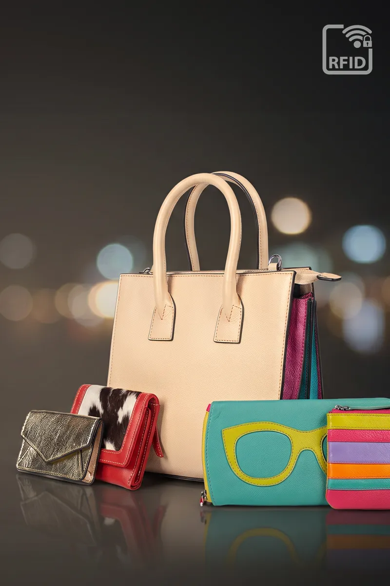 Taschen - Etuis - Geldbörsen - Echt Leder - RFID Blocking