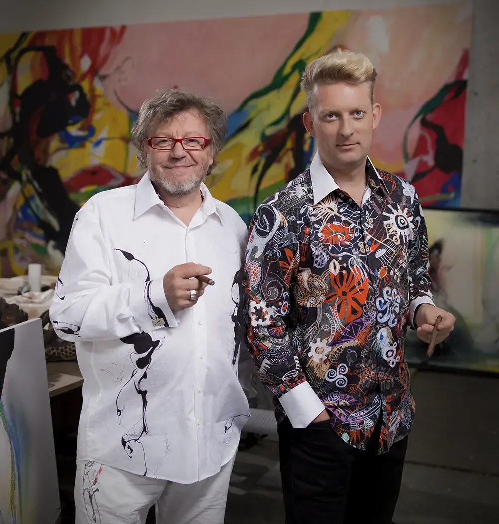 Gregor T. Kozik und René König - Die Gründer von GERMENS artfashion, 2012