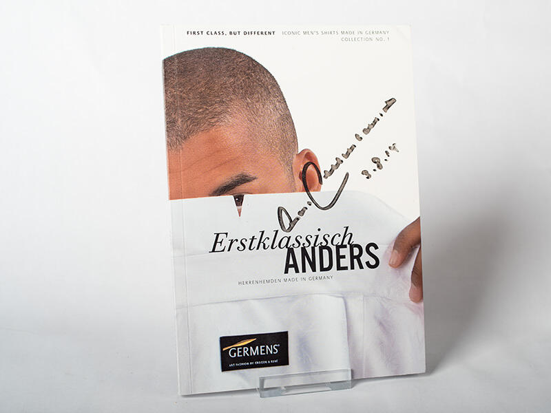 GERMENS Katalog mit Signatur von Franz Beckenbauer 2014