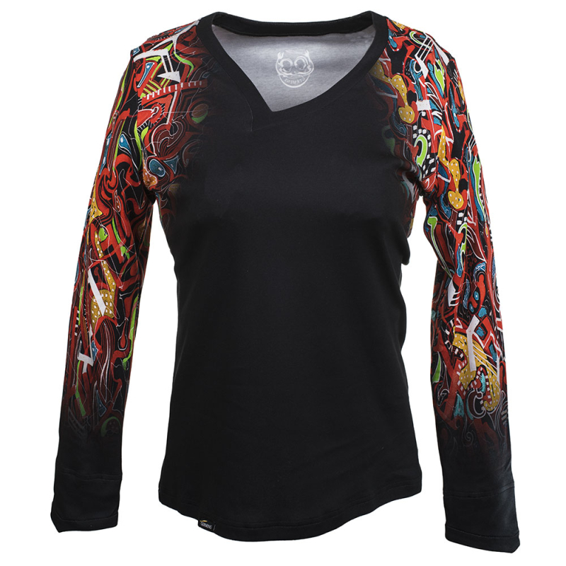 TIKITAKI - Buntes Damen Langarm TShirt - GERMENS