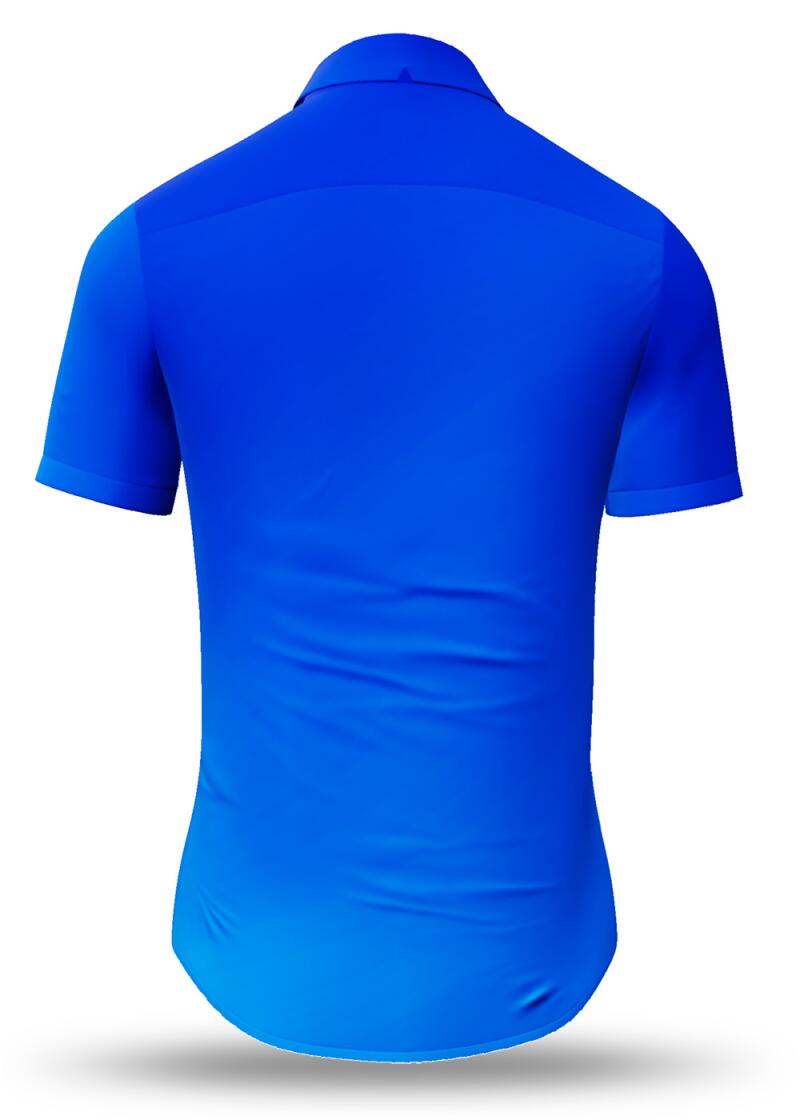 GRADIENT AZURE - Kurzarmhemd - GERMENS