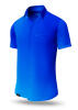 blaues Hemd Kurzarm GRADIENT AZURE von GERMENS - 100 % Bauwmolle