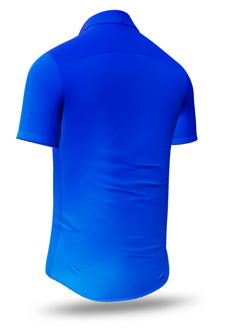 GRADIENT AZURE - Kurzarmhemd Herren - GERMENS