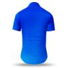 blaues Hemd Kurzarm GRADIENT AZURE von GERMENS - 100 % Bauwmolle