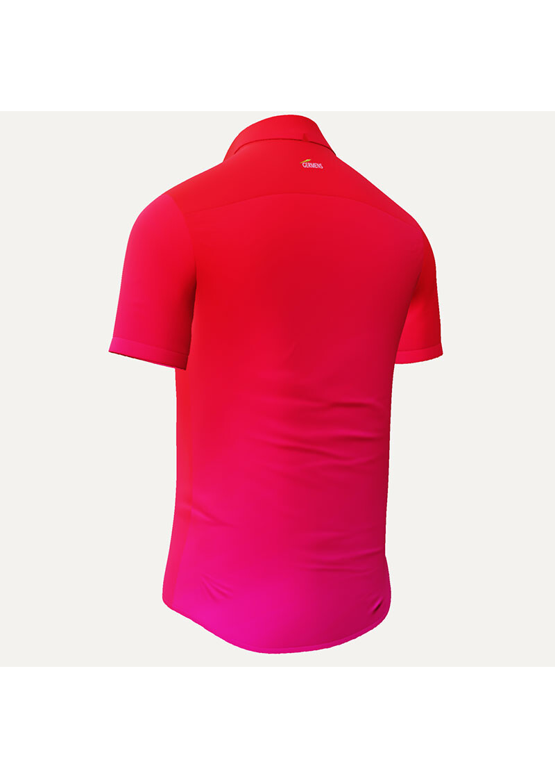 GRADIENT FLAMINGO - Kurzarmhemd Herren - GERMENS