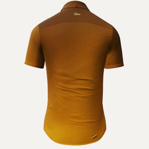 Button up shirt for summer GRADIENT MUSTARD - GERMENS