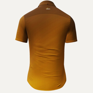 Sommerhemd Herren GRADIENT MUSTARD - 100 % Baumwolle - 10...