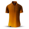 Summer shirt for men GRADIENT MUSTARD - 100% cotton - 10 sizes from XS to 6XL - exceptional design - finest workmanship - fabrics made in Germany - limited edition and exclusive