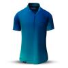 Button up shirt for summer GRADIENT OCEAN - GERMENS