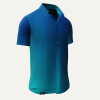 Summer shirt for men GRADIENT OCEAN - 100% cotton - 10 sizes from XS to 6XL - exceptional design - finest workmanship - fabrics made in Germany - limited edition and exclusive