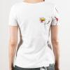 LOVE ME - White ladies short sleeve tshirt