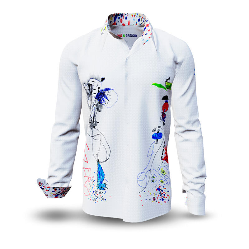 White designer shirt GERO + GREGOR by Germens