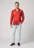 Entdecke bunte Hemden Herren EMBER RED - 100 % Baumwolle