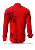 Discover colorful button up shirts for men EMBER RED - 100% cotton