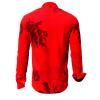 EMBER RED - Red black casual shirt - GERMENS