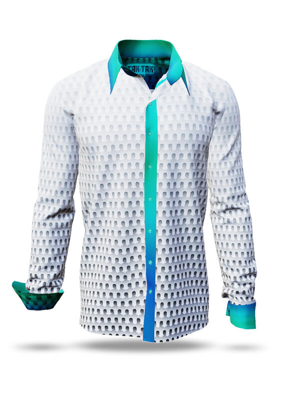 Discover colorful button up shirts for men TAK TAK SKY - 100% cotton
