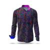 SOJOURNER DISTANT - Designer shirt with colourful pixels - GERMENS